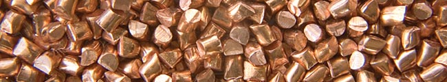 Photo of copper cut wire shot